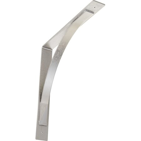 Ekena Millwork Morris Steel Bracket, Stainless Steel 3"W x 24"D x 24"H BKTM03X24X24MOSS